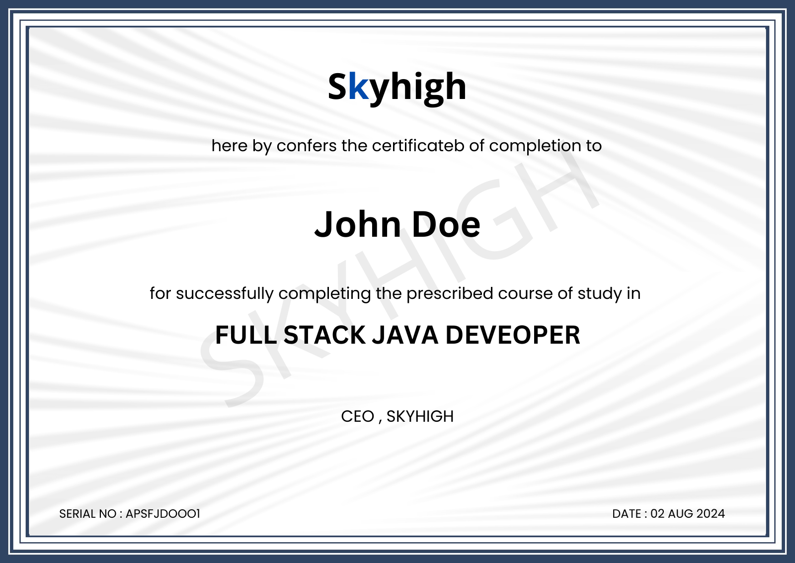 Java-certificate